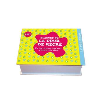 Couverture du livre « Blagues de la cour de récré 2017 » de  aux éditions Editions 365