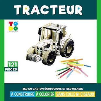 Couverture du livre « Tracteur (coll. to do) » de Massimo Marchiori aux éditions 1 2 3 Soleil