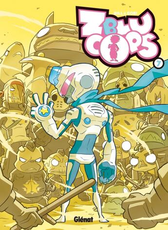 Couverture du livre « Zblucops Tome 7 ; turbo justice » de Gobi et Bill aux éditions Glenat