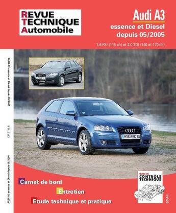 Couverture du livre « Rta b715.6 a3 ess 1.6 fsi et 2.0 tdi (140/170)>05/05 » de Etai aux éditions Etai