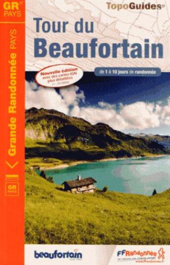 Couverture du livre « Tour du Beaufortain » de  aux éditions Ffrp