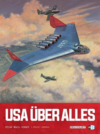 Couverture du livre « USA über alles Tome 1 ; projet Aurora » de Jean-Pierre Pecau et Maza aux éditions Delcourt