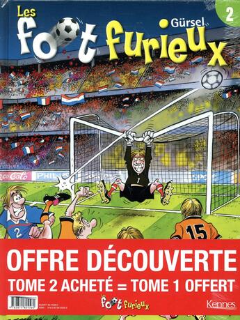 Couverture du livre « Les Foot Furieux t.2 » de Gurcan Gursel aux éditions Kennes Editions