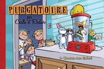 Couverture du livre « Purgatoire t.1 ; chacun son enfer » de Yves Rodier et Cecile Brosseau aux éditions Lounak