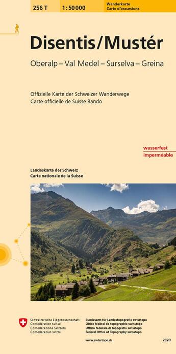 Couverture du livre « Disentis-muster pedestre » de  aux éditions Ofts