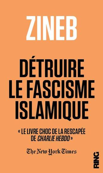 Couverture du livre « Detruire le fascisme islamique » de El Rhazoui Zineb aux éditions Ring