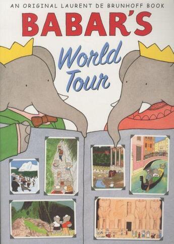 Couverture du livre « Babar's world tour » de Brunhoff Laurent De aux éditions Abrams Us