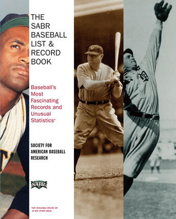 Couverture du livre « The SABR Baseball List & Record Book » de Society For American Baseball Research Arthur T aux éditions Scribner