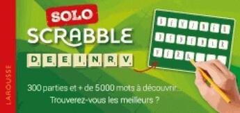 Couverture du livre « Scrabble solo » de  aux éditions Larousse