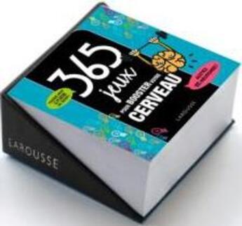 Couverture du livre « 365 jeux pour booster votre cerveau » de  aux éditions Larousse