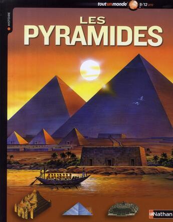 Couverture du livre « Les pyramides » de Anne Millard aux éditions Nathan