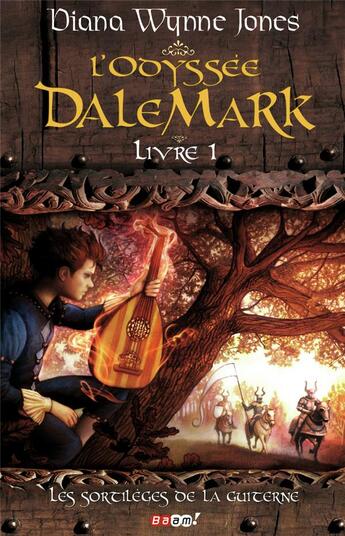 Couverture du livre « L'odyssée Dalemark t.1 ; les sortilèges de la guiterne » de Diana Wynne Jones aux éditions Baam