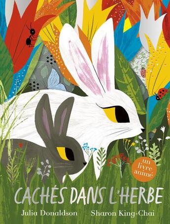 Couverture du livre « Cachés dans l'herbe » de Julia Donaldson et Sharon King-Chai aux éditions Grund