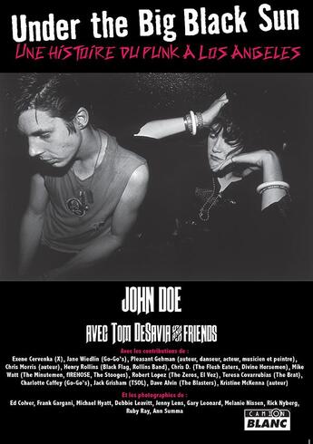 Couverture du livre « Under the big black sun ; une histoire du punk à Los Angeles » de John Doe aux éditions Le Camion Blanc