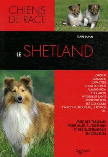 Couverture du livre « Le shetland » de Claire Dupuis aux éditions De Vecchi