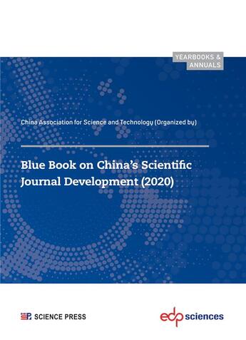 Couverture du livre « Blue book on china's scientific journal development (2020) » de China Association Fo aux éditions Edp Sciences