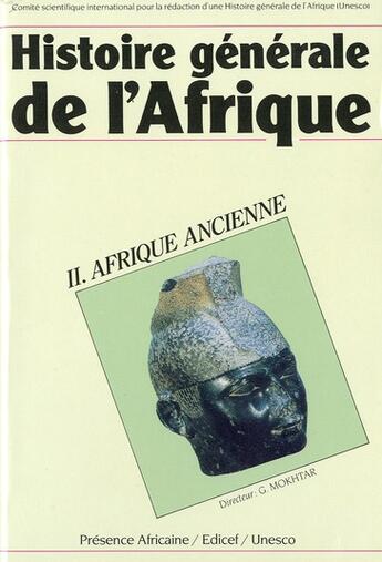 Couverture du livre « L'afrique ancienne t.2 » de Unesco aux éditions Edicef