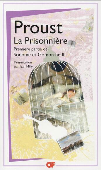 Couverture du livre « À la recherche du temps perdu Tome 5 : la prisonnière ; première partie de Sodome et Gomorrhe Tome 3 » de Marcel Proust aux éditions Flammarion