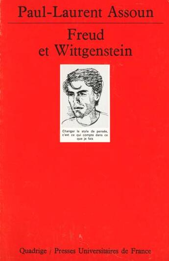 Couverture du livre « Freud et wittgenstein n.206 » de Paul-Laurent Assoun aux éditions Puf