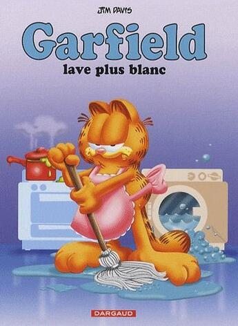 Couverture du livre « Garfield Tome 14 : Garfield, lave plus blanc ! » de Jim Davis aux éditions Dargaud