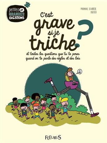 Couverture du livre « C'est grave si je triche ? » de Halfbob et Marianne Doubrere aux éditions Fleurus