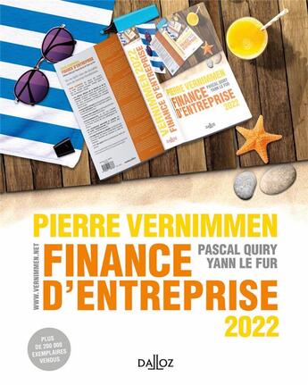Couverture du livre « Finance d'entreprise (édition 2022) » de Yann Le Fur et Pierre Vernimmen et Pascal Quiry aux éditions Dalloz