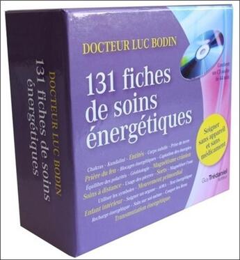 Couverture du livre « Coffret de soins énergetiques ; soigner sans appareil et sans médicament » de Luc Bodin aux éditions Guy Trédaniel