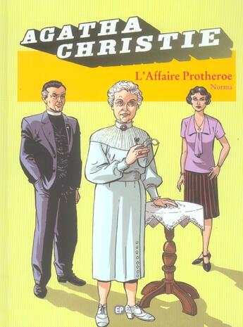 Couverture du livre « Agatha Christie t.9 ; l'affaire Protheroe » de Agatha Christie et Norma aux éditions Paquet