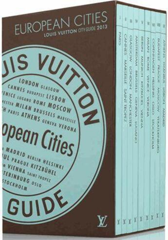 Couverture du livre « Villes d'Europe ; coffret ; édition 2013 » de Julien Guerrier et Pierre Leonforte aux éditions Louis Vuitton