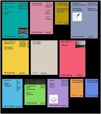 Couverture du livre « Wohnungsfrage ( 12 vol) /anglais/allemand » de Spector aux éditions Spector Books