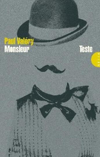 Couverture du livre « Monsieur teste » de Paul Valery aux éditions Allia