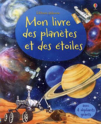 Couverture du livre « Mon livre des planètes et des étoiles » de Emily Bone aux éditions Usborne