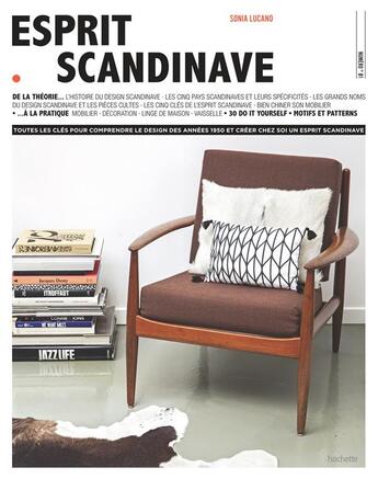 Couverture du livre « Esprit scandinave » de Sonia Lucano aux éditions Hachette Pratique