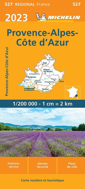 Couverture du livre « Provence-Alpes-Côte d'Azur (édition 2023) » de Collectif Michelin aux éditions Michelin