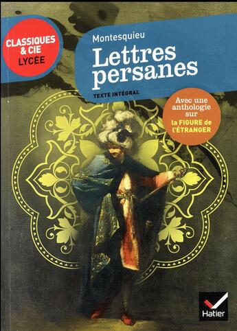 Couverture du livre « Lettres persanes » de  aux éditions Hatier