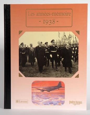 Couverture du livre « Les années-mémoires 1938 » de Albert Blanchard aux éditions Bayard/notre Temps