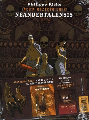 Couverture du livre « L'association des cas particuliers t.2 ; neandertalensis + pas de chance t.2 » de Philippe Riche aux éditions Humanoides Associes