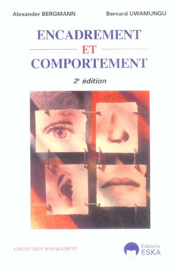 Couverture du livre « ENCADREMENT ET COMPORTEMENT 2E ED. (2e édition) » de Bergmann aux éditions Eska