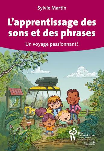 Couverture du livre « L'apprentissage des sons et des phrases » de Sylvie Martin aux éditions Sainte Justine