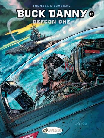 Couverture du livre « A Buck Danny adventure t.10 ; defcon one » de Gil Formosa et Frederic Zumbiehl aux éditions Cinebook