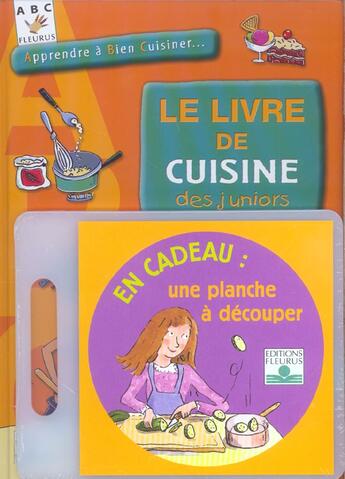 Couverture du livre « Livre de cuisine des juniors (le) » de Romain Lacroix aux éditions Fleurus