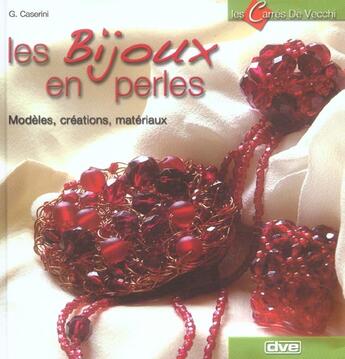 Couverture du livre « Bijoux en perles (les) » de Caserini aux éditions De Vecchi