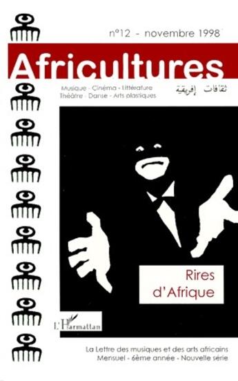 Couverture du livre « Rires d'Afrique » de  aux éditions L'harmattan