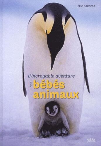 Couverture du livre « L'incroyable aventure des bébés animaux » de Eric Baccega aux éditions Milan