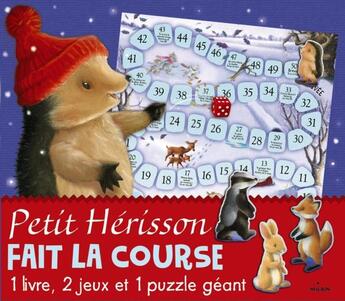 Couverture du livre « Petit Hérisson fait la course ; coffret » de Christina M Butler et Tina Macnaughton aux éditions Milan