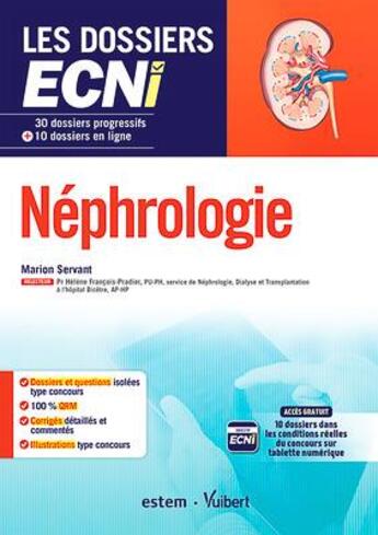 Couverture du livre « Néphrologie » de Marion Servant aux éditions Estem