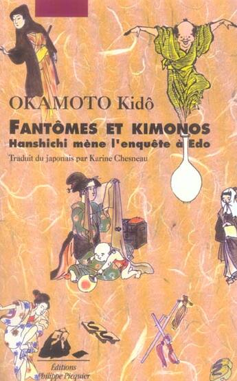 Couverture du livre « Fantomes et kimonos » de Kido Okamoto aux éditions Picquier