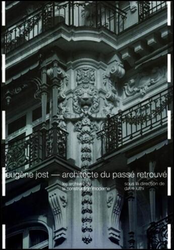 Couverture du livre « Eugene jost architecte temps passe » de Archives De La Const aux éditions Ppur