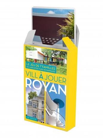 Couverture du livre « Villas à jouer Royan : jeu des 7 familles » de  aux éditions Geste