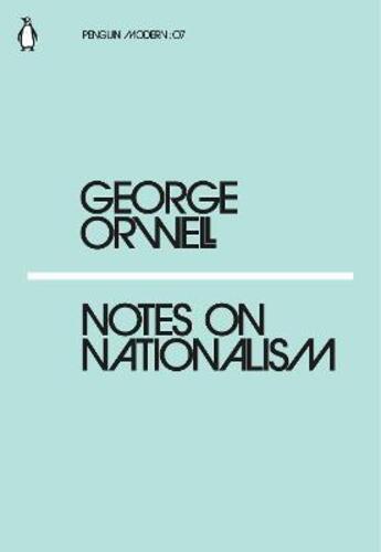 Couverture du livre « Notes on nationalism » de George Orwell aux éditions Adult Pbs